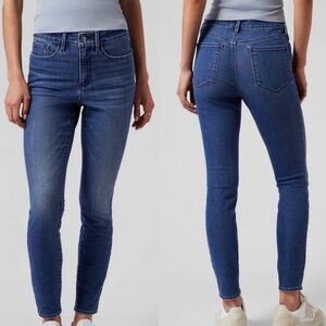 Athleta sculptek Skinny Jeans Dark Wash 4 athletic